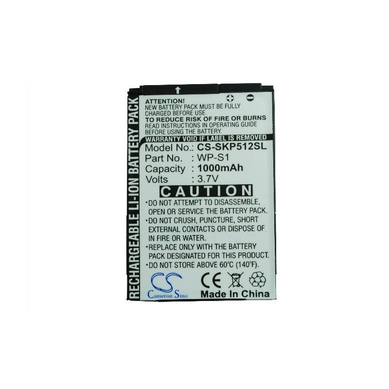 Li-ion Battery fits 3 Skype, Phone Wp-s1, Amoi, 8512 3.7V, 1000mAh Communications Cameron Sino Technology Limited (Suspended)