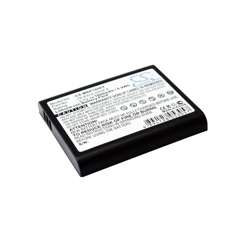 Li-ion Battery fits 3m, Mp160, Mpro 120, Mpro 120 Micro Projector 3.7V, 1600mAh Business Cameron Sino Technology Limited (Suspended)