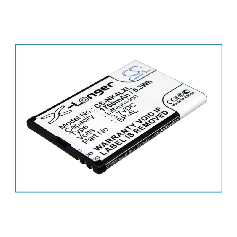 Li-ion Battery Fits Ace, Caracas, Caracas 2, Nokia 3.7v, 1700mah E-book & E-reader Cameron Sino Technology Limited