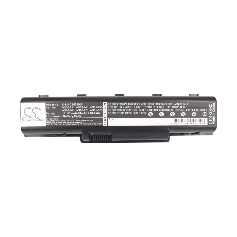 Li-ion Battery fits Acer, Acer Aspire 5517-5086, Aspire 4732, Aspire 4732z 11.1V, 4400mAh Notebook & Laptop Cameron Sino Technology Limited