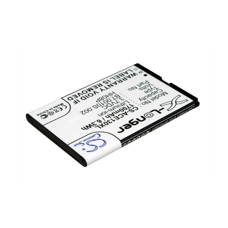 Li-ion Battery fits Acer, acer betouch e130 b, betouch e130, betouch e140 3.7V, 1700mAh Mobile & SmartPhone Cameron Sino Technology Limited