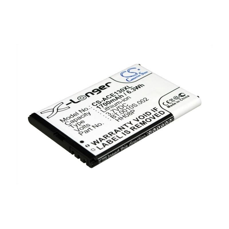 Li-ion Battery fits Acer, acer betouch e130 b, betouch e130, betouch e140 3.7V, 1700mAh Mobile & SmartPhone Cameron Sino Technology Limited