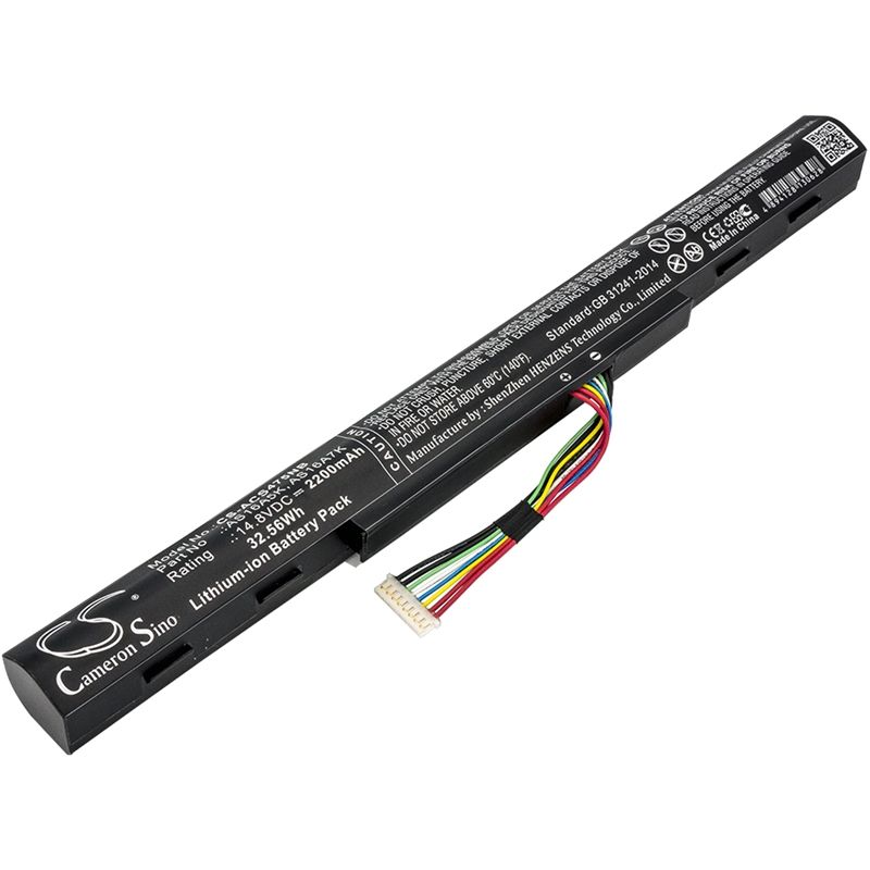 Li-ion Battery Fits Acer, Aspire E5-475g, Aspire E5-523g, Aspire E5-553g 14.8v, 2200mah Notebook & Laptop Cameron Sino Technology Limited