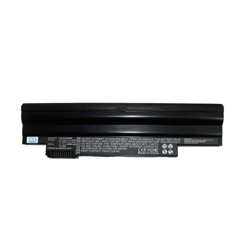 Li-ion Battery fits Acer, Aspire One 522, Aspire One 522-bz824, Aspire One 522-bz897 11.1V, 6600mAh Notebook & Laptop Cameron Sino Technology Limited