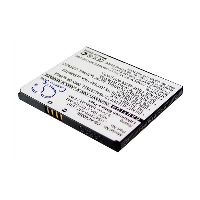 Li-ion Battery fits Acer, betouch e400, betouch e400b, neotouch p400 3.7V, 1090mAh Communications Cameron Sino Technology Limited (Suspended)