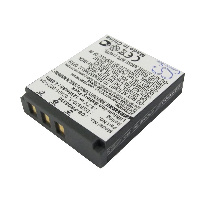 Li-ion Battery Fits Acer, Cp-8531, Cr-8530, Avant 3.7v, 1250mah Camera Cameron Sino Technology Limited