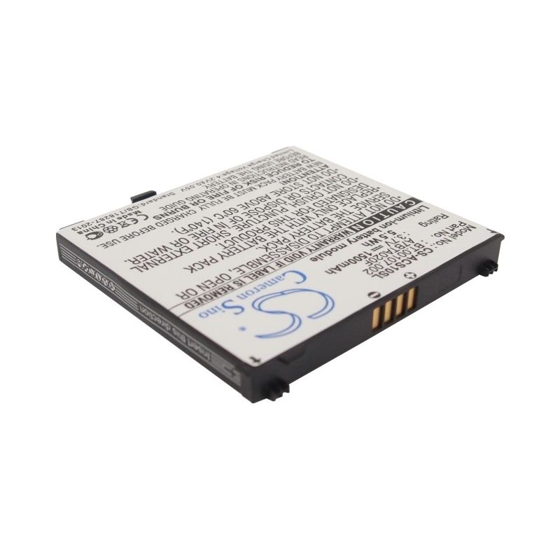 Li-ion Battery fits Acer, liquid, liquid a1, liquid e 3.7V, 1500mAh Communications Cameron Sino Technology Limited