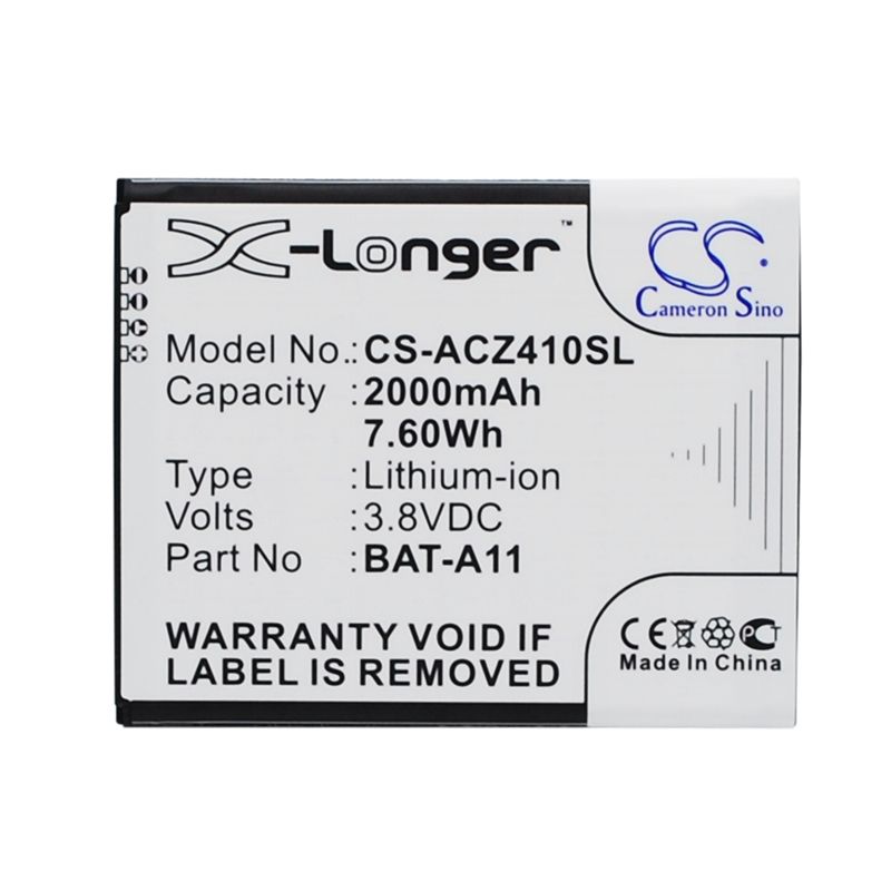 Li-ion Battery Fits Acer, Liquid M330, Liquid M330 Dual Sim, Liquid M330 Lte 3.8v, 2000mah Mobile & SmartPhone Cameron Sino Technology Limited
