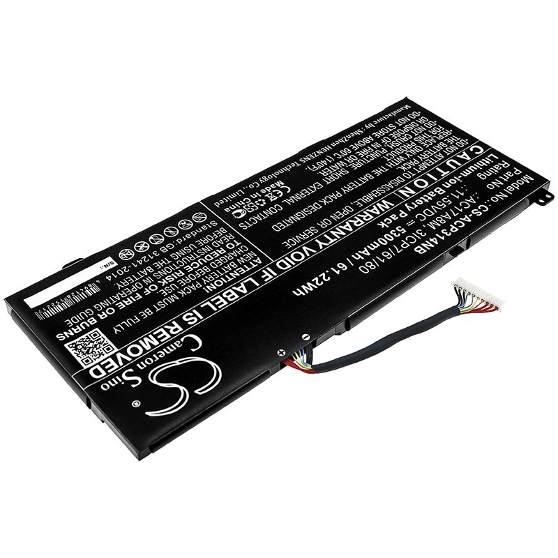 Li-ion Battery fits Acer, Sf314-52-57ej, Sp314-52 11.55V, 5300mAh Notebook & Laptop Cameron Sino Technology Limited
