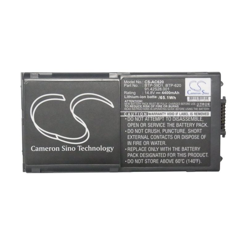 Li-ion Battery fits Acer, Travelmate 623, Travelmate 620, Travelmate 621 14.8V, 4400mAh Computer Cameron Sino Technology Limited (Suspended)