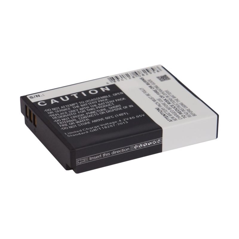 Li-ion Battery fits Actionpro, Isaw A1, Isaw A2 Ace, Isaw A3 3.7V, 1300mAh Camera Cameron Sino Technology Limited
