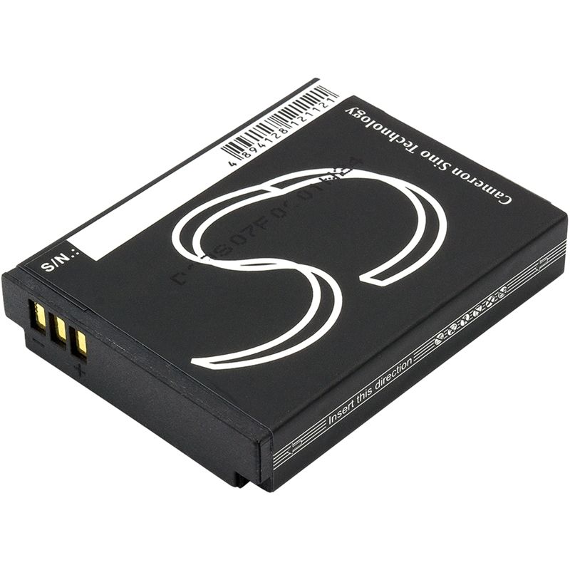Li-ion Battery Fits Activeon, Dka10w-b, Dx, Lka10w-b 3.7v, 1300mah Camera Cameron Sino Technology Limited