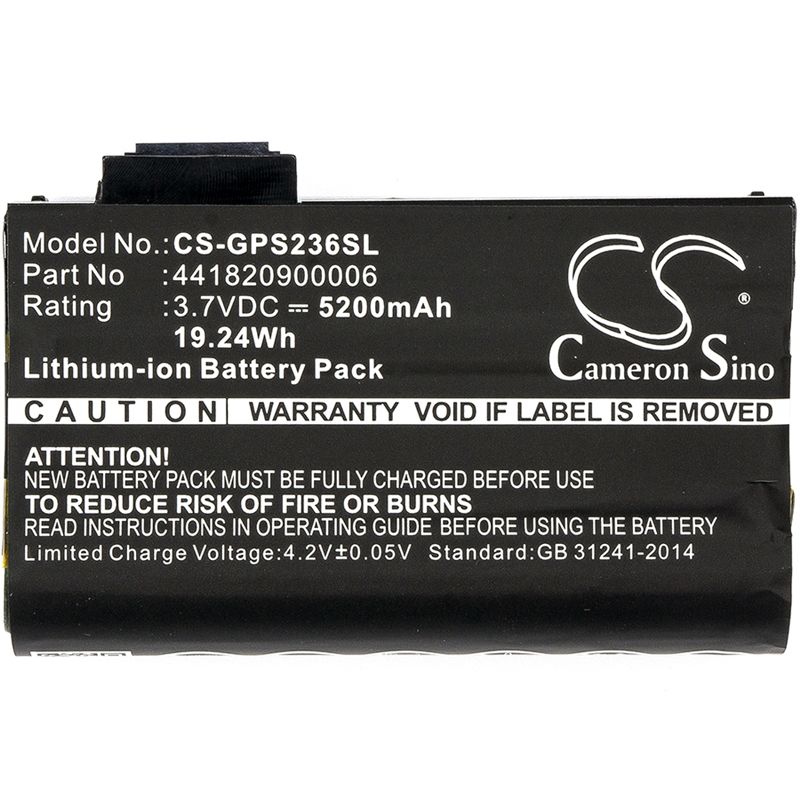 Li-ion Battery Fits Adirpro, Ps236b, Getac, Ps236 3.7v, 5200mah Barcode Scanner Cameron Sino Technology Limited