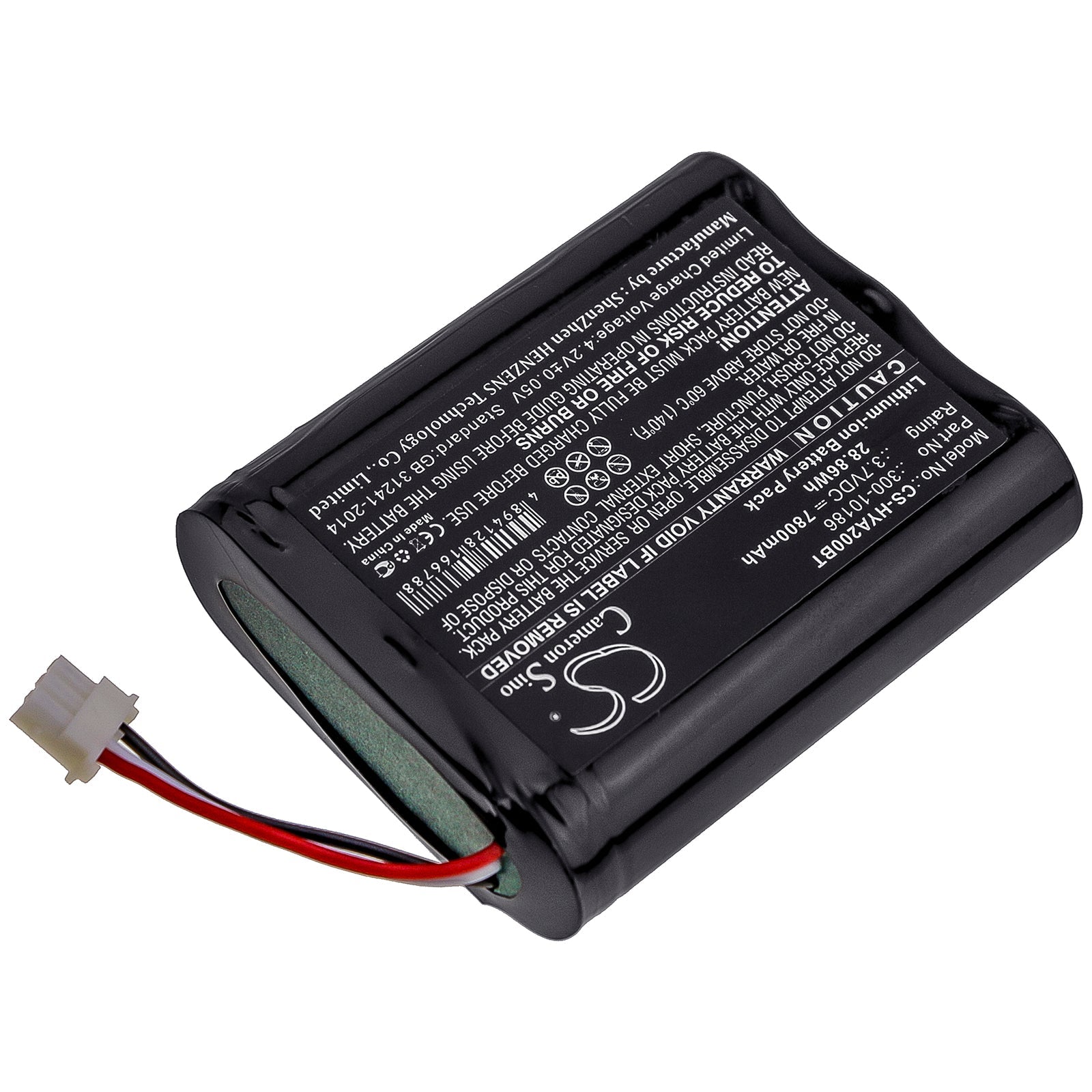 Li-ion Battery fits Adt, Command Smart Security Panel, Honeywell, Ai05-2 3.7V, 7800mAh Alarm System Cameron Sino Technology Limited