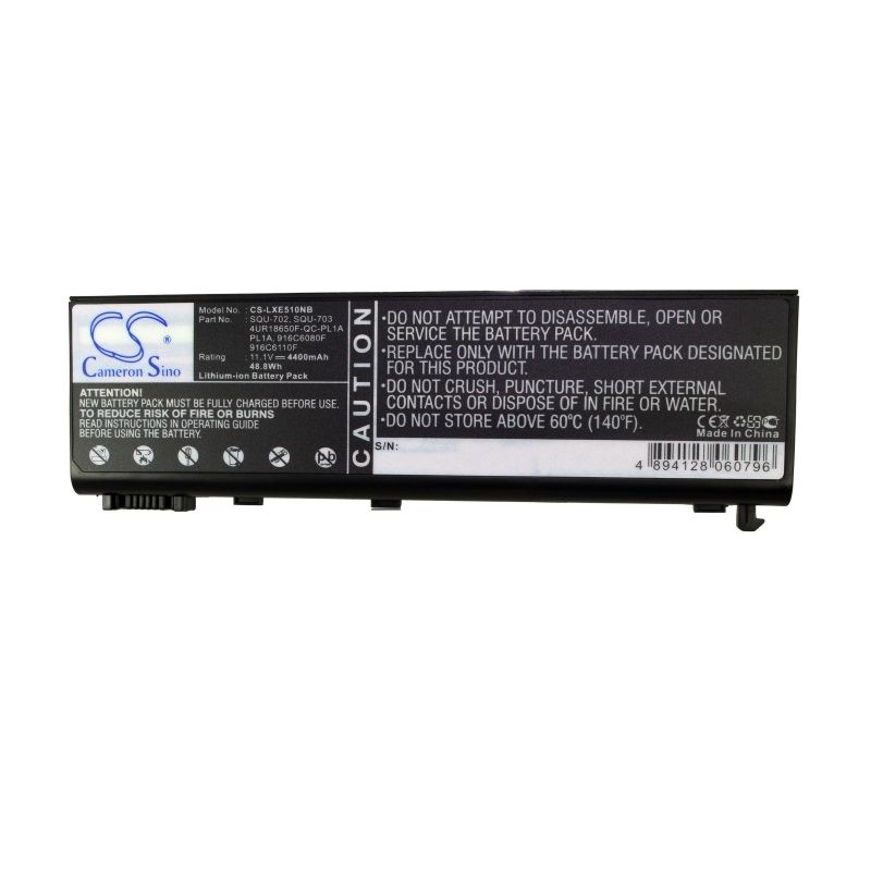 Li-ion Battery fits Advent, 7201, 7211, 7301 11.1V, 4400mAh Notebook & Laptop Cameron Sino Technology Limited