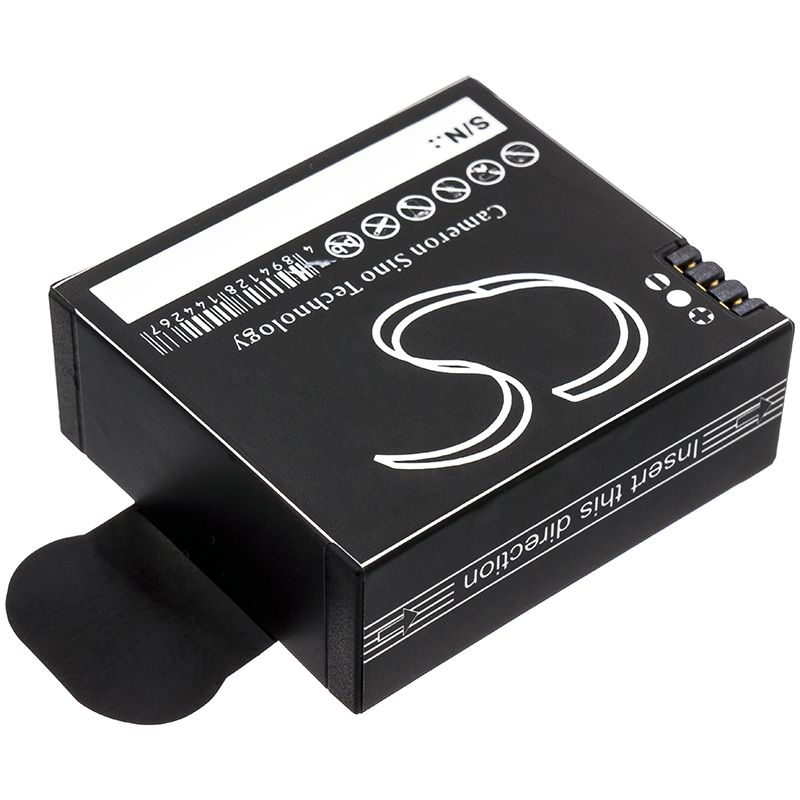 Li-ion Battery fits Aee, D90, Lyfes72, Lyfesilver 3.7V, 850mAh Camera Cameron Sino Technology Limited