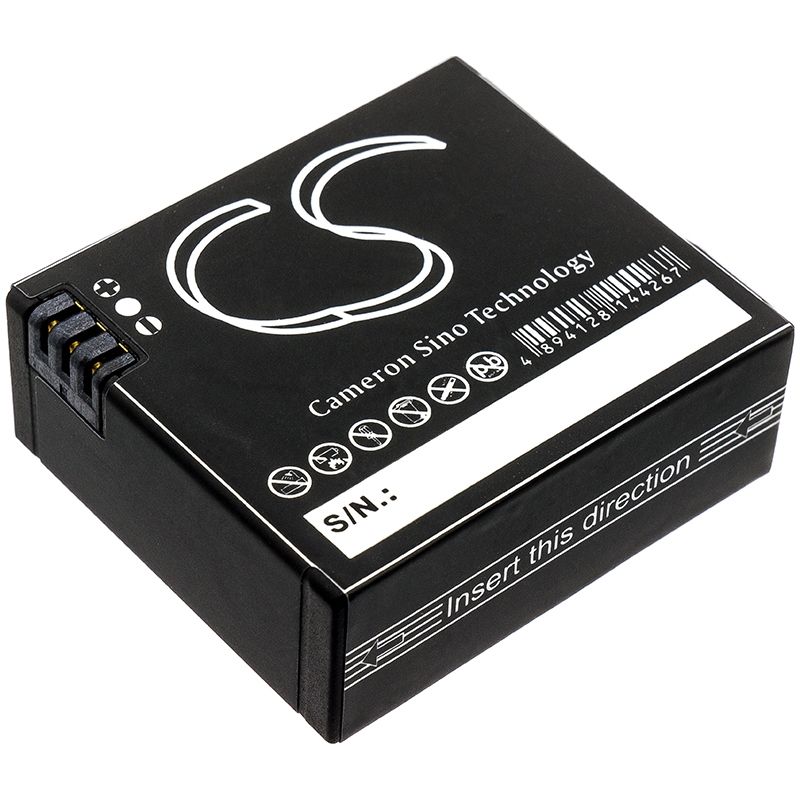 Li-ion Battery fits Aee, D90, Lyfes72, Lyfesilver 3.7V, 850mAh Camera Cameron Sino Technology Limited