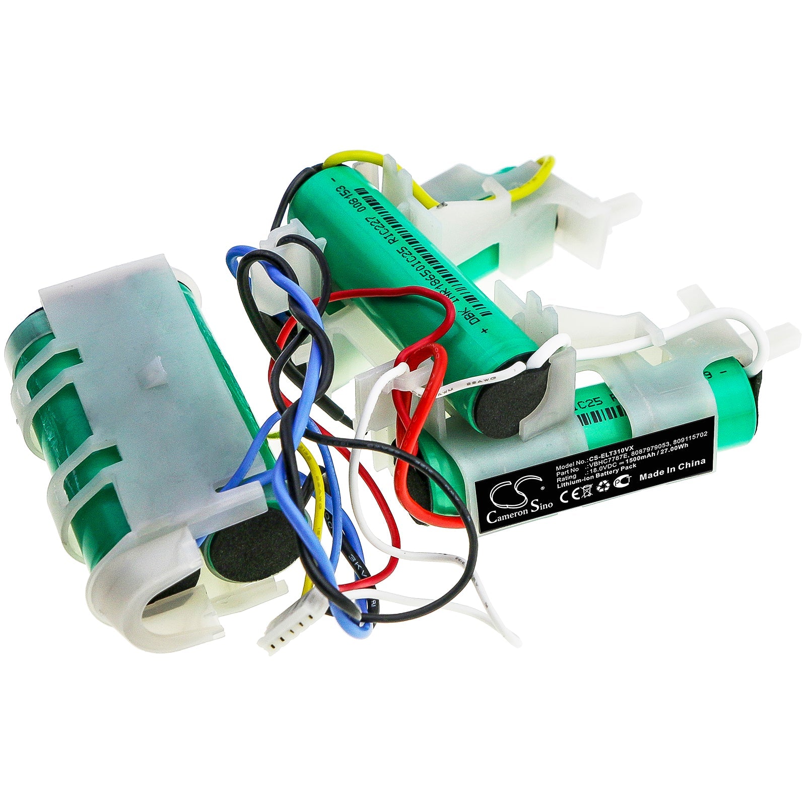 Li-ion Battery fits Aeg, 900273716, 900273717, 900273718 18.0V, 1500mAh Vacuum Cameron Sino Technology Limited