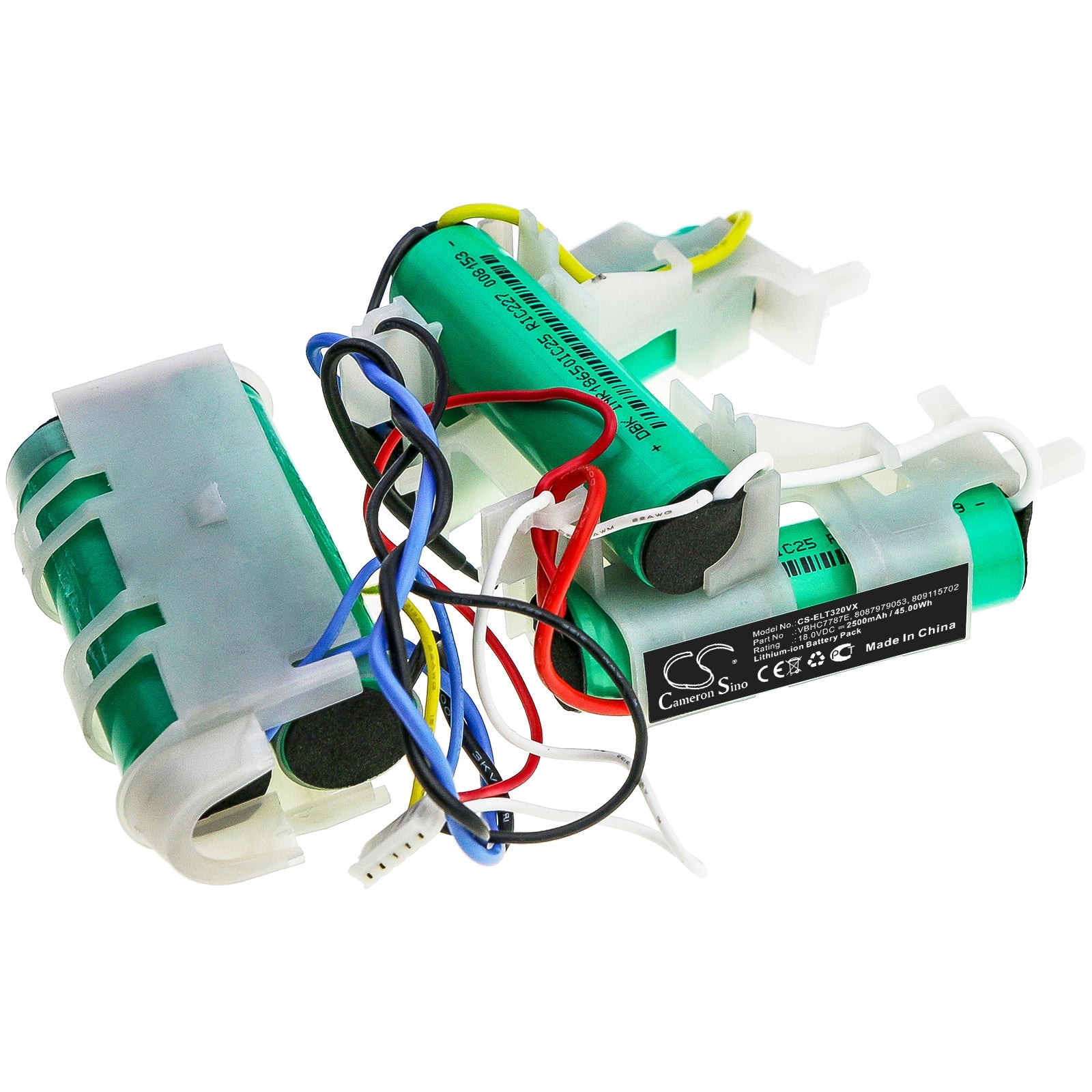 Li-ion Battery fits Aeg, 900273716, 900273717, 900273718 18.0V, 2500mAh Vacuum Cameron Sino Technology Limited