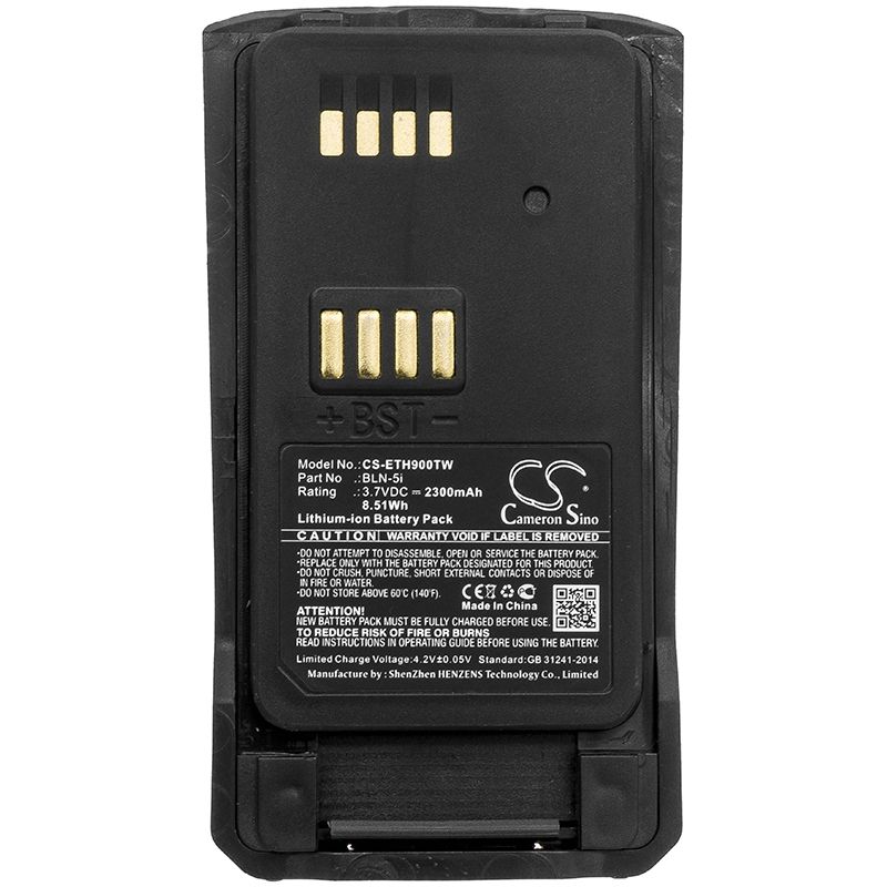 Li-ion Battery fits Airbus, Thr9, Thr9 C-30, Thr9i 3.7V, 2300mAh Two-Way Radio Cameron Sino Technology Limited