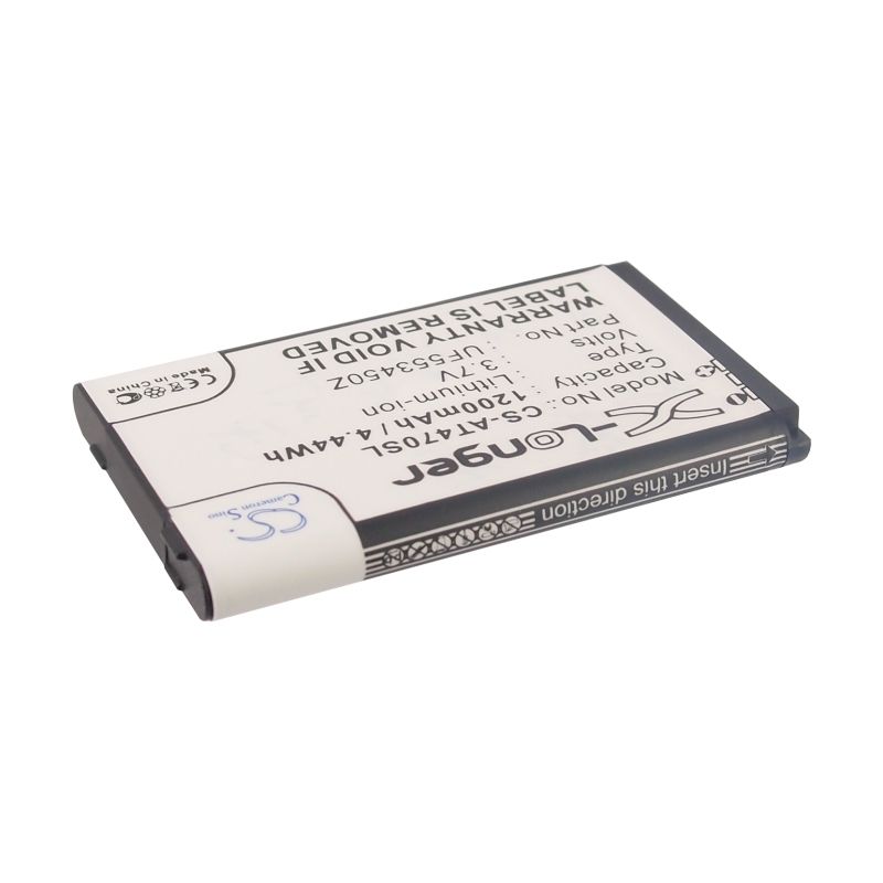 Li-ion Battery fits Airis, T470, T470e, T470i 3.7V, 1200mAh PDA & Pocket PC Cameron Sino Technology Limited