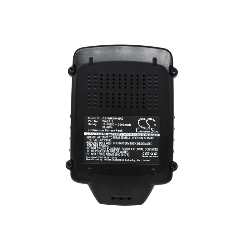Li-ion Battery Fits Al-ko, Rasentrimmer Gtli, Trimmer Gtli 18v Comfort, Worx 18.0v, 2000mah Power Tools Cameron Sino Technology Limited