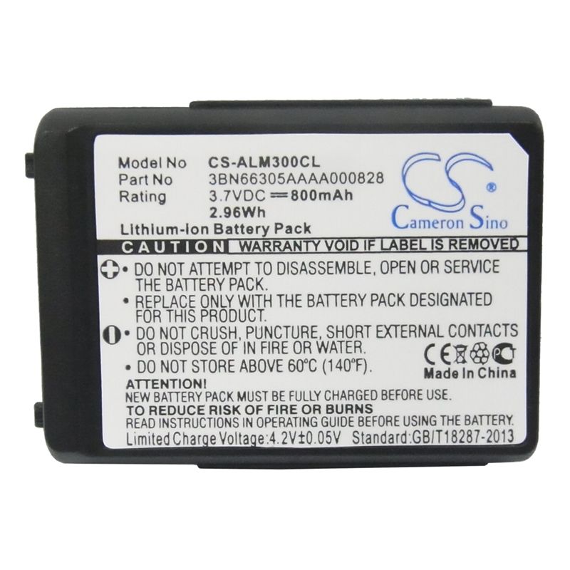 Li-ion Battery Fits Alcatel, 300 Dect, Mobile 300 Dect, Mobile 400 Dect 3.7v, 800mah Cordless Phone Cameron Sino Technology Limited