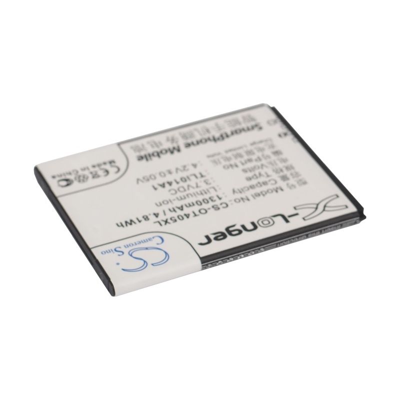 Li-ion Battery Fits Alcatel, 4013x, 4028s-2aalus1, 5020d-2balde 3.7v, 1300mah Mobile & SmartPhone Cameron Sino Technology Limited
