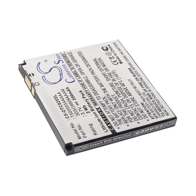 Li-ion Battery fits Alcatel, elle no3, one touch c825, one touch c835 3.7V, 550mAh Mobile & SmartPhone Cameron Sino Technology Limited