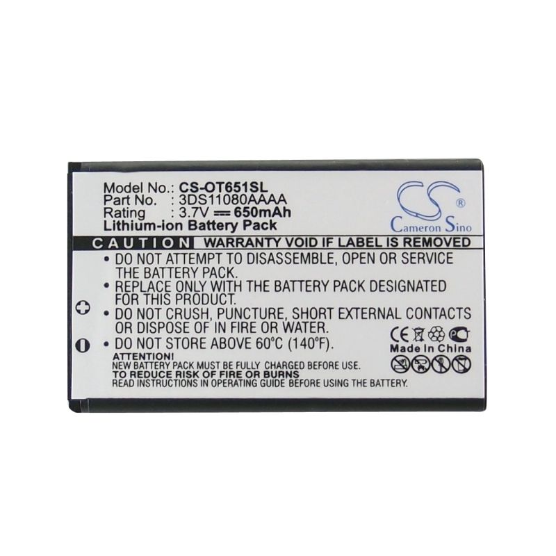 Li-ion Battery fits Alcatel, lollipops, one touch 158, one touch 159 3.7V, 650mAh Mobile & SmartPhone Cameron Sino Technology Limited