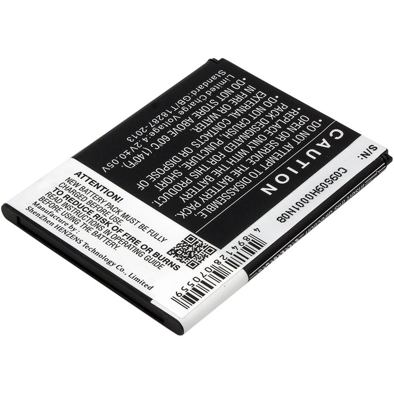 Li-ion Battery fits Alcatel, one touc pop, one touc pop c1, one touc pop c2 3.7V, 1500mAh Mobile & SmartPhone Cameron Sino Technology Limited