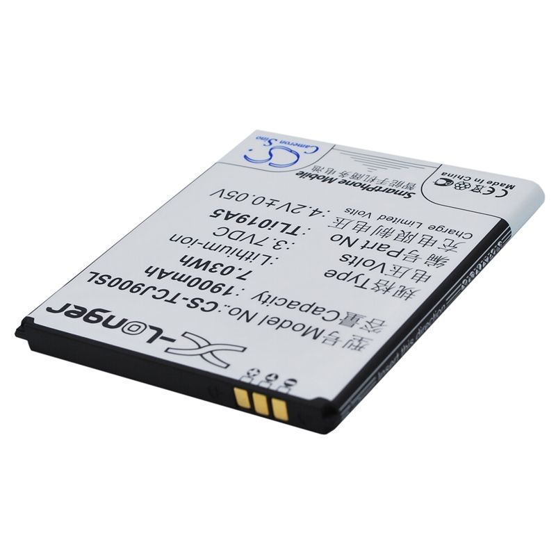 Li-ion Battery fits Alcatel, one touch pop d7, tcl, j900c 3.7V, 1900mAh Mobile, SmartPhone Cameron Sino Technology Limited (Suspended)