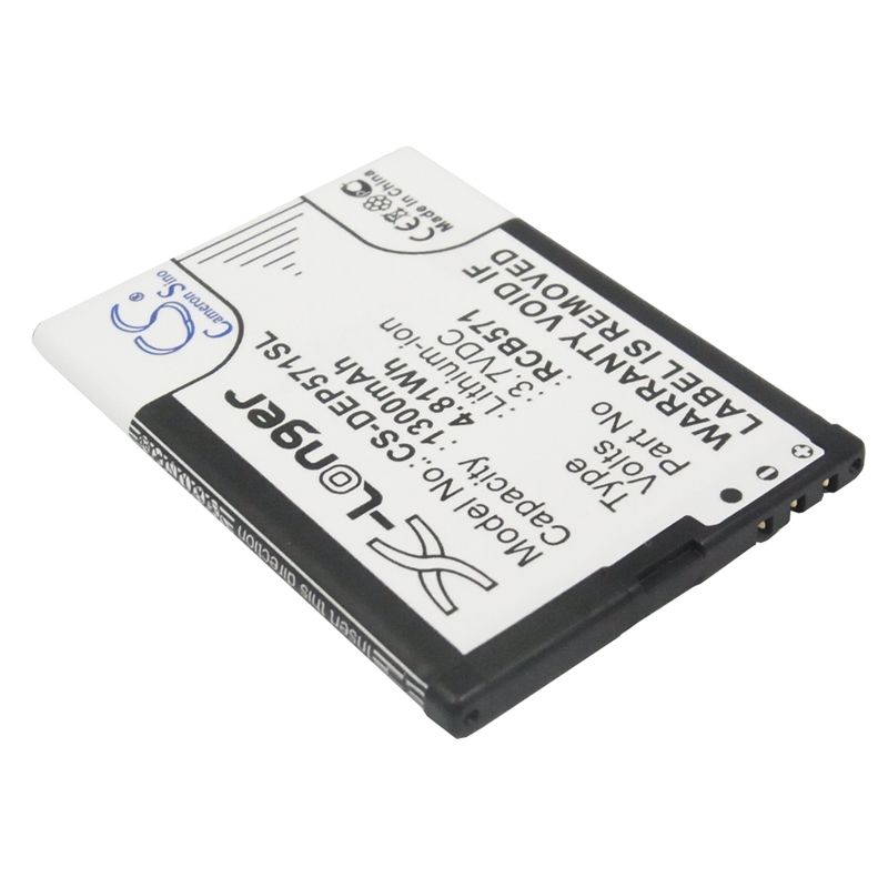 Li-ion Battery fits Aligator, a430, a600, a610 3.7V, 1300mAh Mobile & SmartPhone Cameron Sino Technology Limited