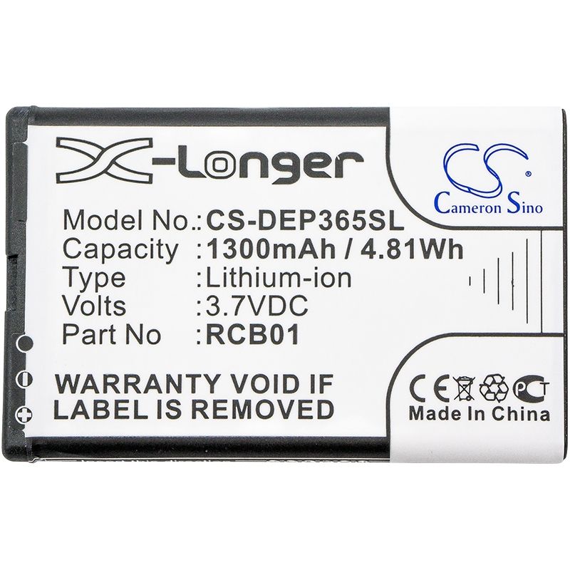 Li-ion Battery fits Aligator, c200, doro, primo 365 3.7V, 1300mAh Mobile & SmartPhone Cameron Sino Technology Limited