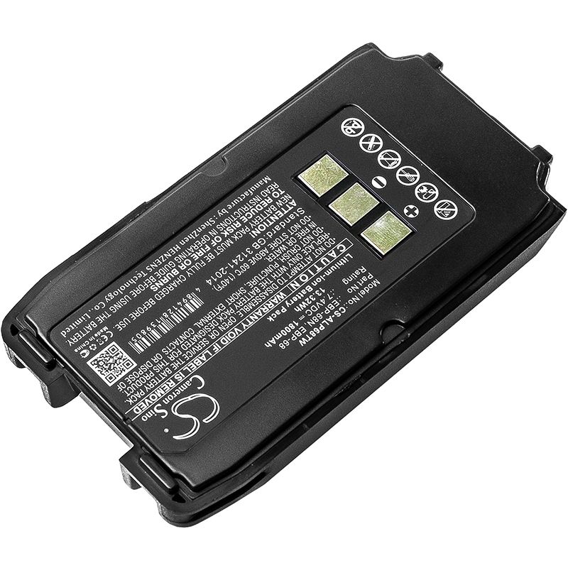 Li-ion Battery fits Alinco, Dj-s17, Dj-s17e, Dj-s47e 7.4V, 1800mAh Two-Way Radio Cameron Sino Technology Limited