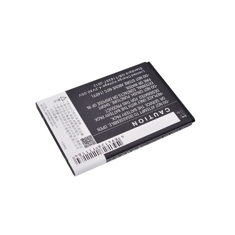 Li-ion Battery fits Amazing, a4c, zte, blade c320 3.7V, 1200mAh Mobile & SmartPhone Cameron Sino Technology Limited