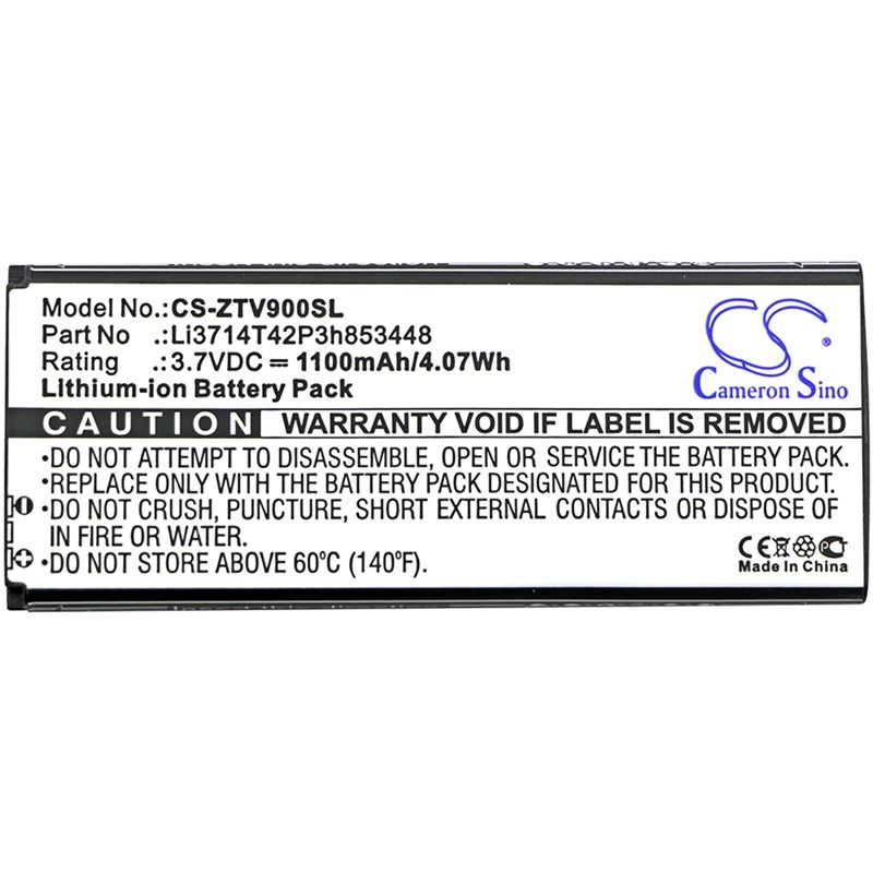 Li-ion Battery fits Amazing, t3, base, lutea 2 3.7V, 1100mAh Mobile & SmartPhone Cameron Sino Technology Limited