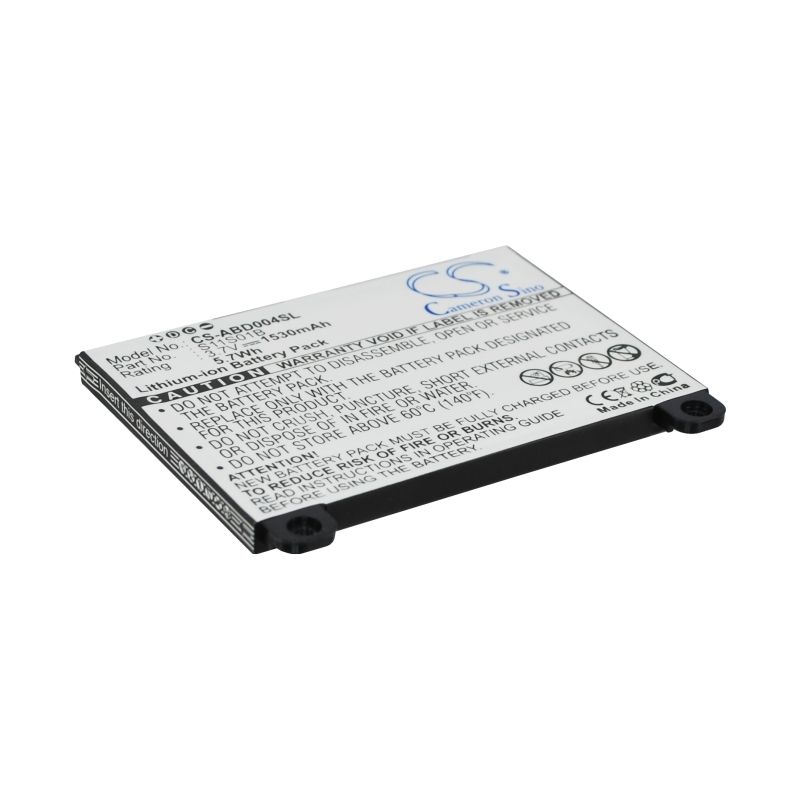 Li-ion Battery Fits Amazon, B003b0a294563b74, D00701, D00701 Wifi 3.7v, 1530mah E-book & E-reader Cameron Sino Technology Limited