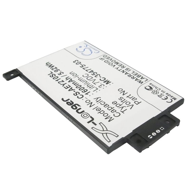 Li-ion Battery Fits Amazon, Ey21, Kindle Paperwhite 2014 Version, Kindle Touch 3g 6" 2014 Version 3.7v, 1600mah E-book & E-reader Cameron Sino Technology Limited
