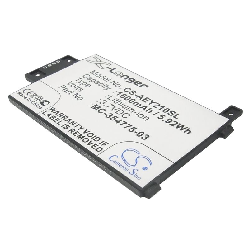 Li-ion Battery Fits Amazon, Ey21, Kindle Paperwhite 2014 Version, Kindle Touch 3g 6" 2014 Version 3.7v, 1600mah E-book & E-reader Cameron Sino Technology Limited