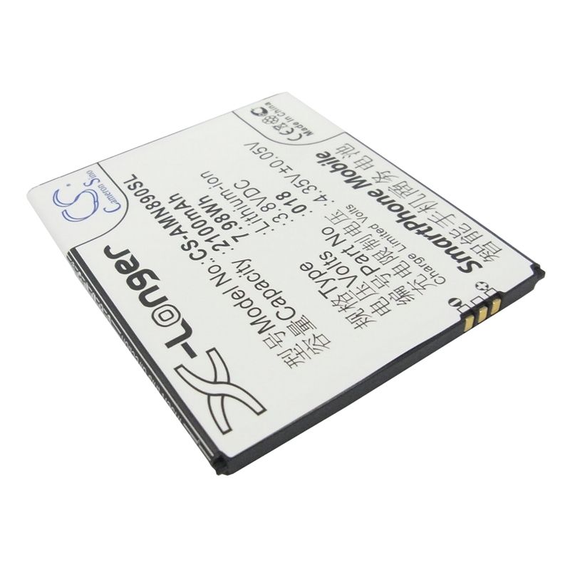 Li-ion Battery fits Amoi, a920w, n890 3.8V, 2100mAh Communications Cameron Sino Technology Limited (Suspended)