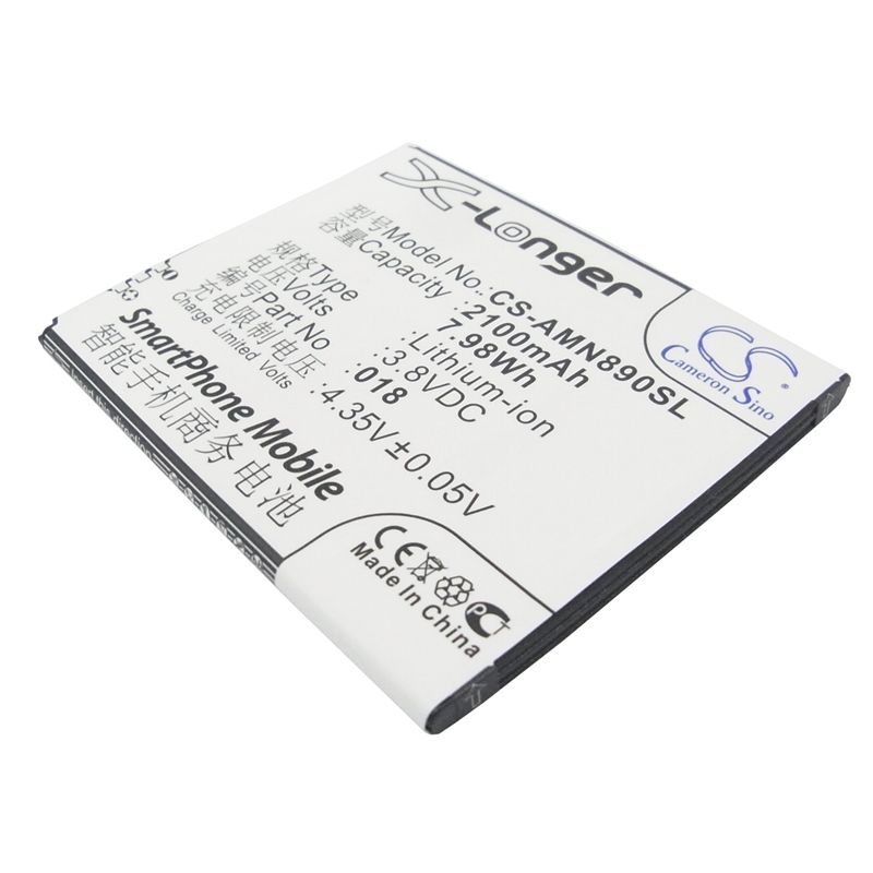 Li-ion Battery fits Amoi, a920w, n890 3.8V, 2100mAh Communications Cameron Sino Technology Limited (Suspended)