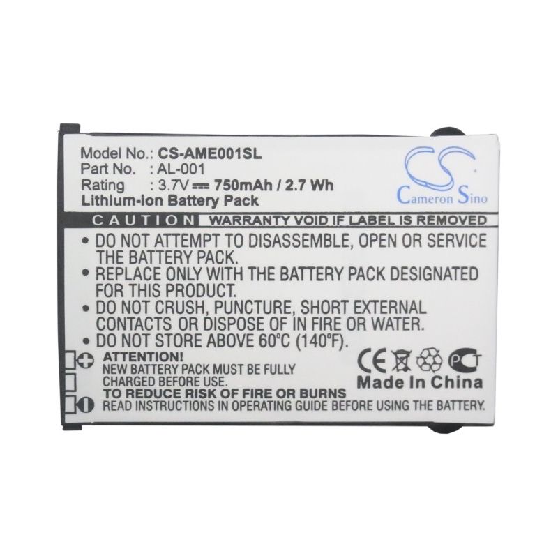 Li-ion Battery fits Amoi, Al-001, Orange, New York 3.7V, 750mAh Mobile & SmartPhone Cameron Sino Technology Limited