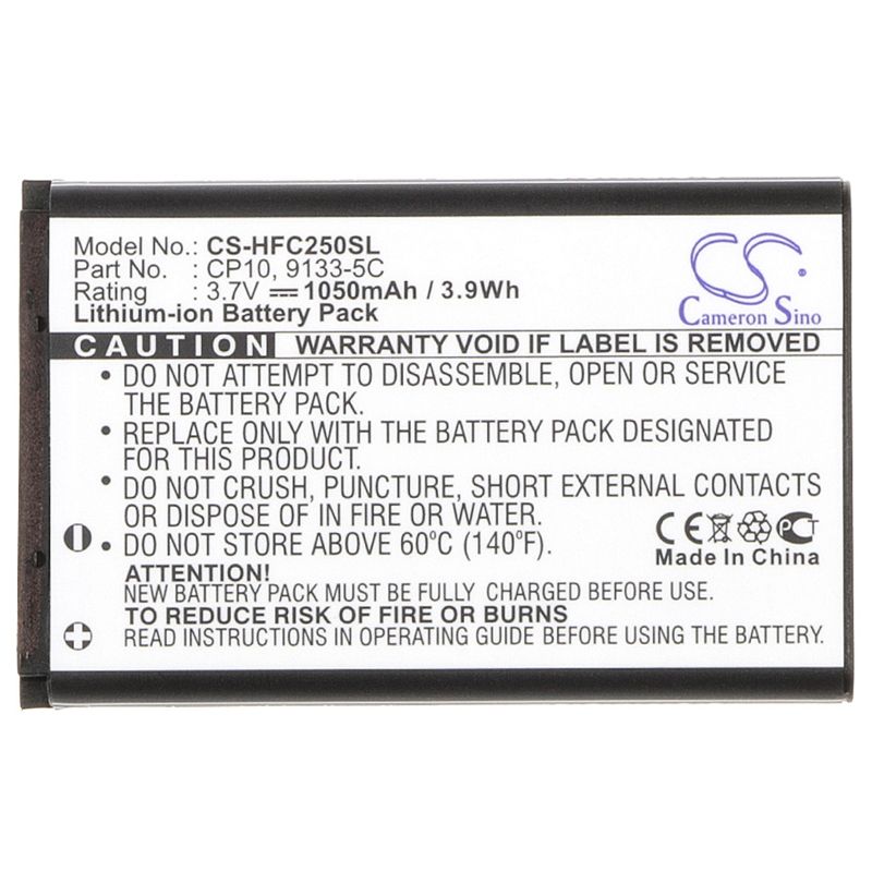 Li-ion Battery Fits Amplicomms, Powertel M4000, Powertel M5000, Powertel M5010 3.7v, 1050mah Mobile & SmartPhone Cameron Sino Technology Limited