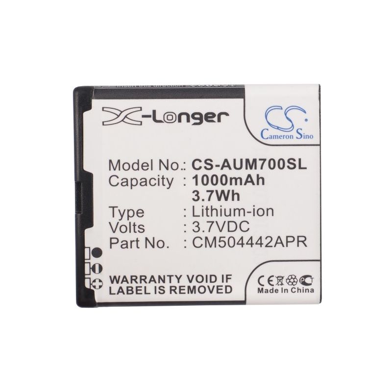 Li-ion Battery fits Amplicomms, powertel m6900, powertel m7000 3.7V, 1000mAh Mobile & SmartPhone Cameron Sino Technology Limited