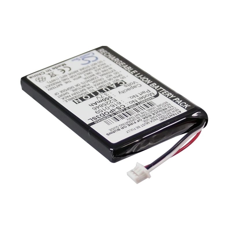 Li-ion Battery fits Apple, Ipod 10gb M8976ll/a, Ipod 15gb M9460ll/a, Ipod 20gb M9244ll/a 3.7V, 550mAh Media Player Cameron Sino Technology Limited