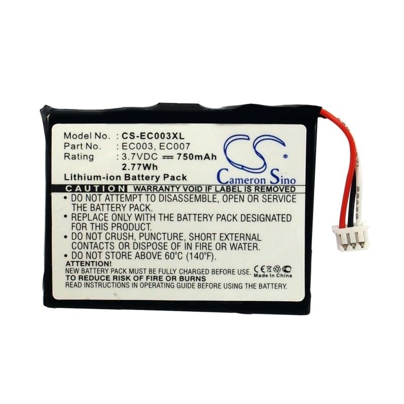 Li-ion Battery Fits Apple, Ipod Mini 4gb, Ipod Mini 6gb, Mini 4gb M9160ll/a 3.7v, 750mah Media Player Cameron Sino Technology Limited