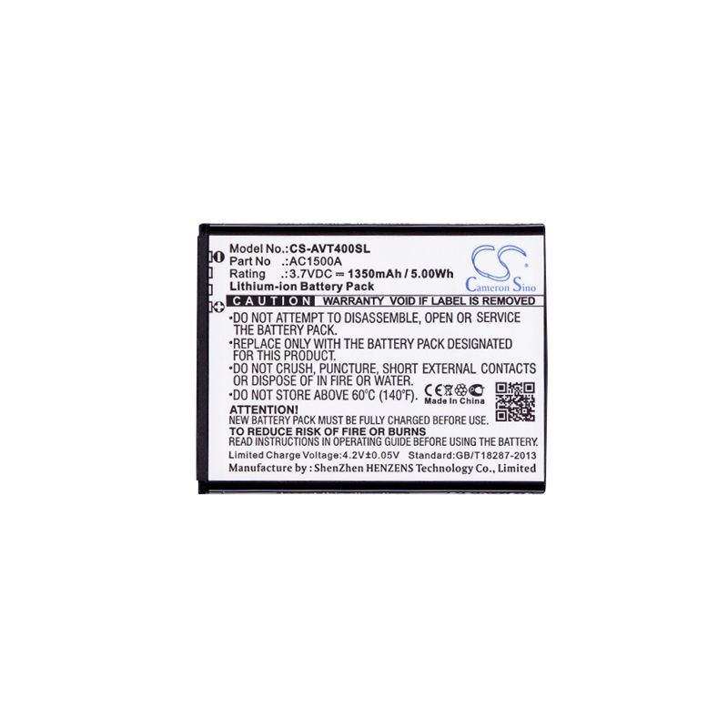Li-ion Battery fits Archos, 40 titanium 3.7V, 1350mAh Communications Cameron Sino Technology Limited