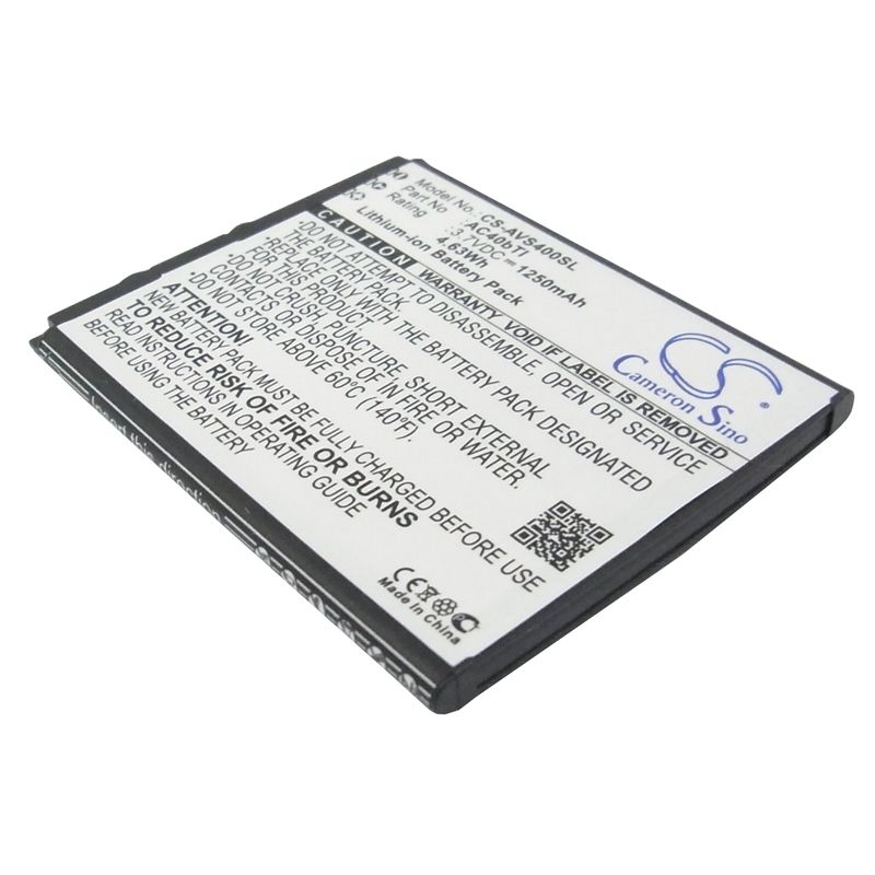 Li-ion Battery fits Archos, 40b titanium, 40b titanium surround, titanium 40b 3.7V, 1250mAh Mobile & SmartPhone Cameron Sino Technology Limited