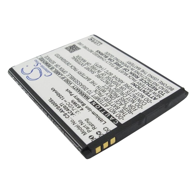 Li-ion Battery fits Archos, 40b titanium, 40b titanium surround, titanium 40b 3.7V, 1250mAh Mobile & SmartPhone Cameron Sino Technology Limited
